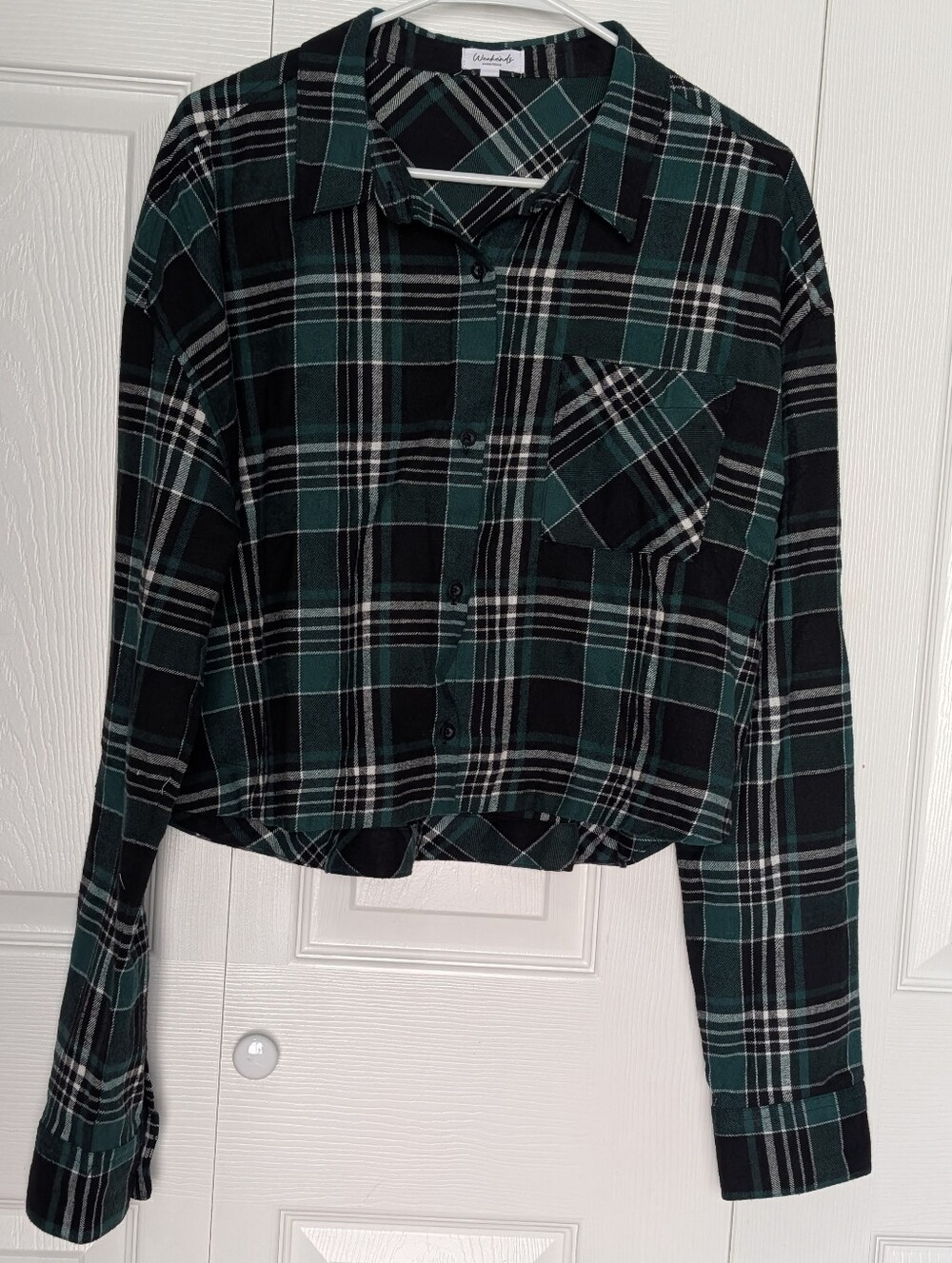 ***💲BOGO💲*** Cropped Plaid Button Down Shirt